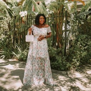 Floral Smocked Maxi Dress